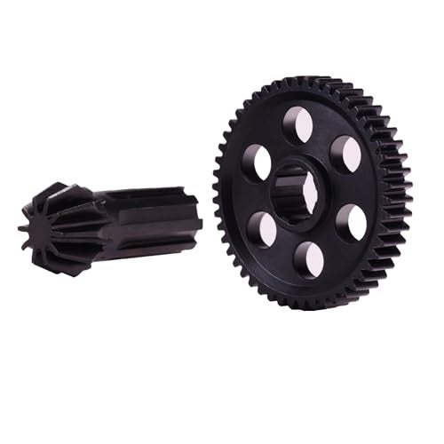 Mesimsple Steel Main Spur Gear and Input Gear for 114 14301 14302 14209 14210 116 16207 16208 16209 16210 H16 H16PL H16DR H16BMD Series Upgrades Part - Image 1