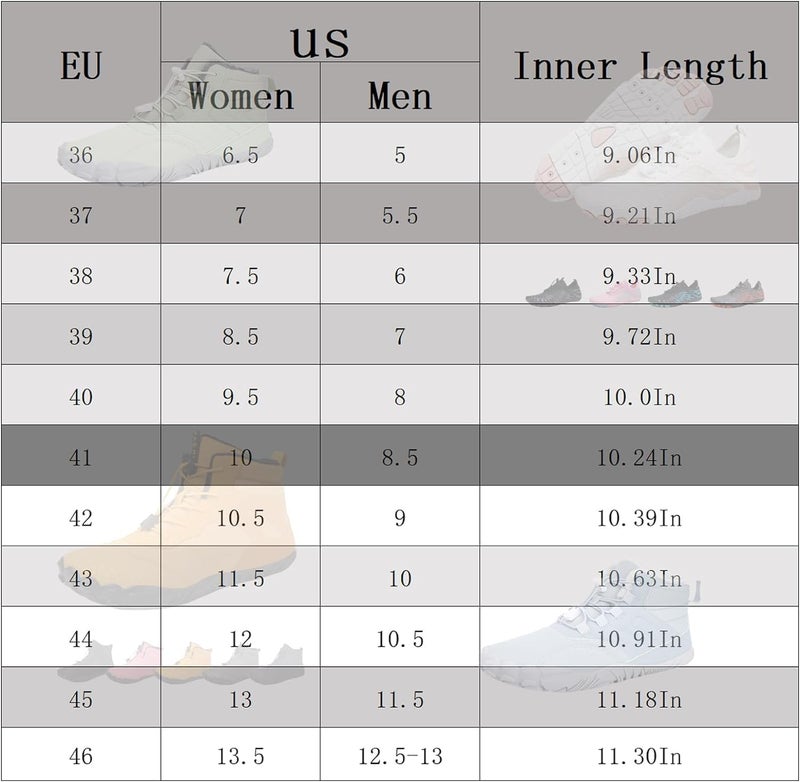 ELETON Hike Barefoot Shoes Womens Men Footwear,Pro-Healthy&Non-Slip Water Shoe for Women Men, Wide Toe Running Shoes Boots Sneakers Unisex Whitegreen - Image 4