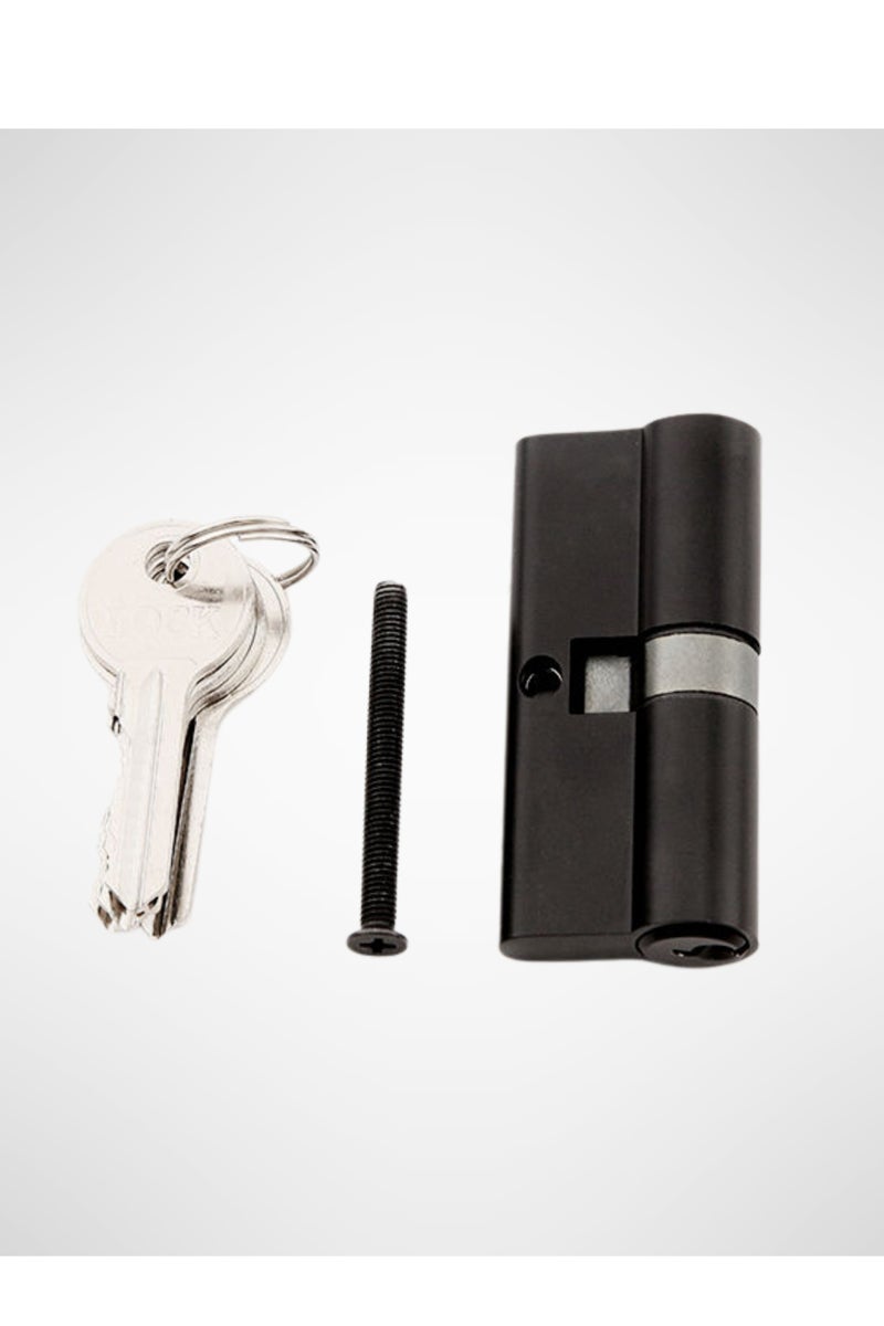 Door Lock with three key,Lock with Double Cylinder, High Quality Door Lock with Key, Door Lock without Handle Perfect for Home & Office, Stainless Steel Latch Bolt and Dead Bolt, Three Keys Included - Image 5