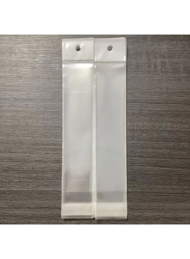 100 Pcs 4x16 Inches Long Strip Resealable OPP Bags For Bread Jewelry Packaging - Image 4