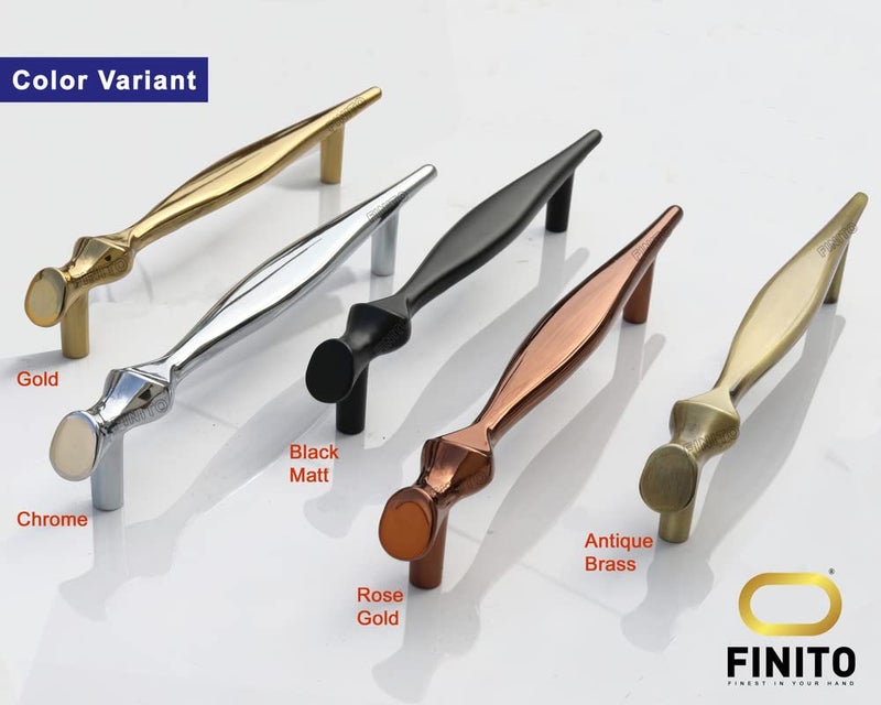 FINITO Pack of 6 Pieces 11 inch Black matt Finish Furniture Handle for Drawers wardrobes cabinets Closets cupboards Doors FH12810B6 Discover The Collection - Image 3