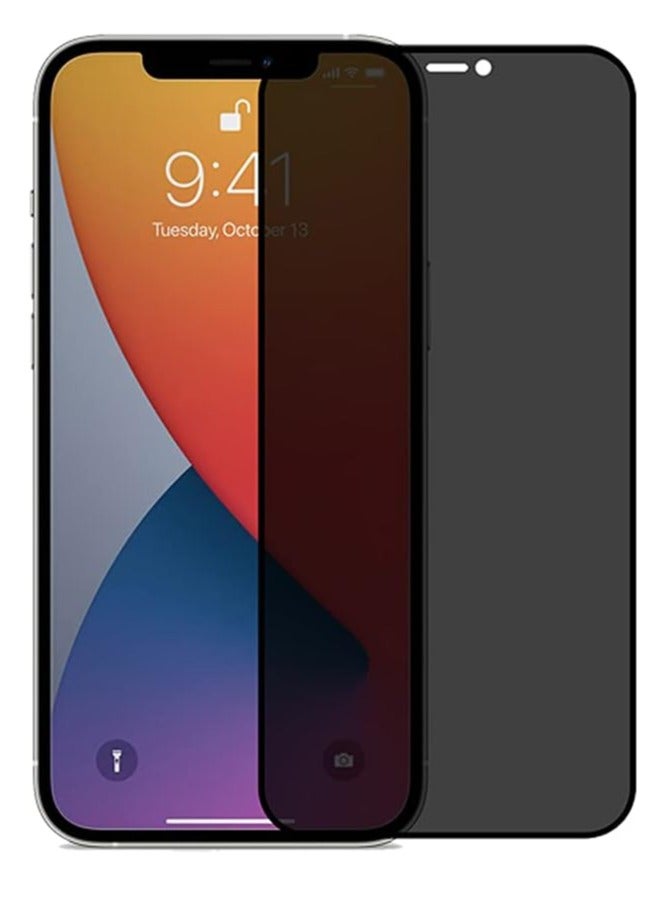 shAyzee Privacy Screen protector for iPhone 12 and 12 Pro 6.1-Inch, Anti-Spy Tempered Glass Film, Edge to Edge Protection Case-Friendly - Image 1