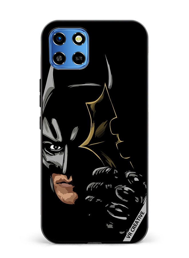 VR CREATIVE Protective Case Cover For Infinix Smart 6 HD Batman Black Design Multicolour - Image 1