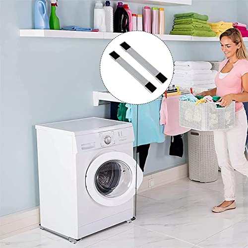 Kriq Movable Washing Machine Refrigerator Mobile Base, Washing Machine Stand Multi-Functional Movable Adjustable Base For Washing Machine Refrigerator And Dryer. (WHITE) - Image 5
