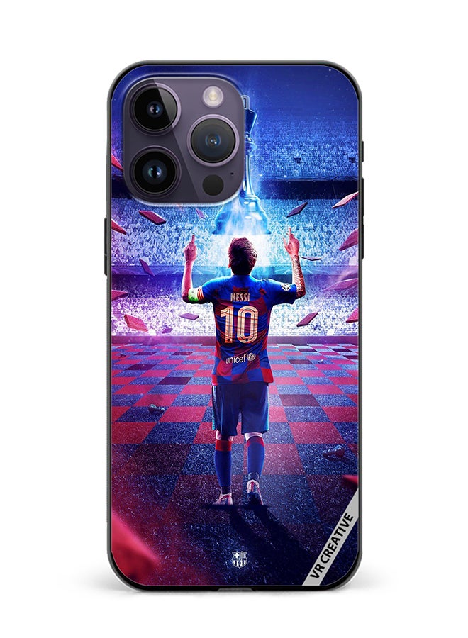 VR CREATIVE Protective Case Cover For Apple iPhone 15 Pro Messi Design Multicolour - Image 1