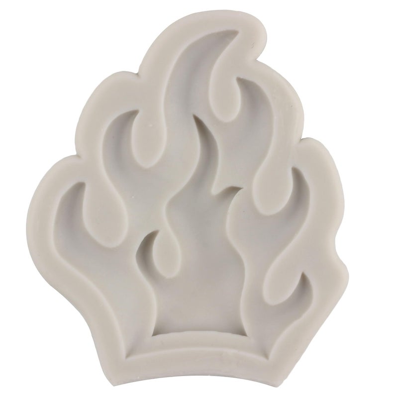 Sijiangmold Flame Fondant Molds Fire Cake Decorating Silicone Molds For Cupcake Topper Cake Decorating Chocolate Candy Craft Gum Paste Set Of 2 - Image 4