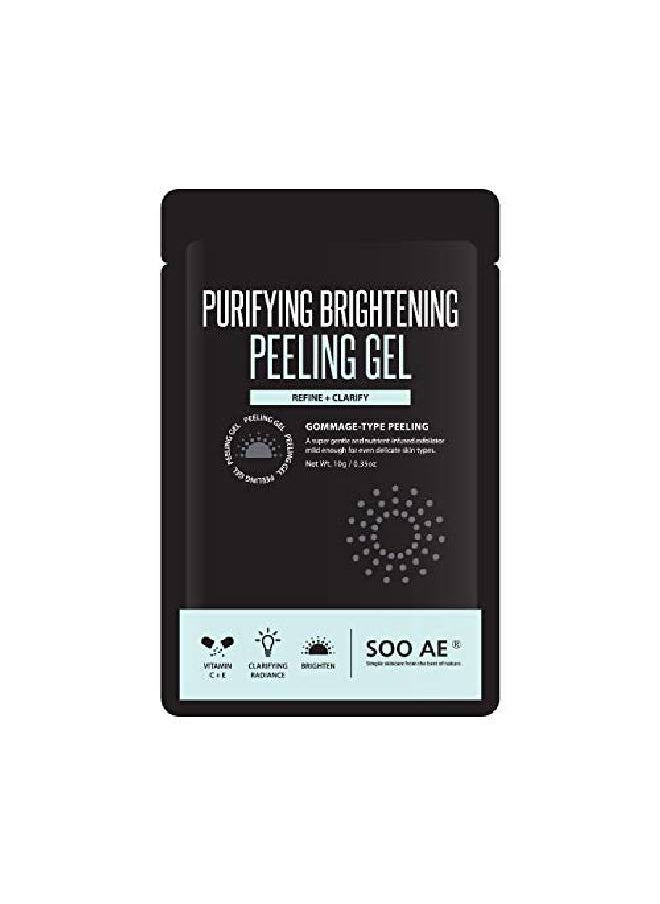 SOOAE - Soo'Ae Purifying Brightening Peeling Gel Sachet Type 5 Count Extra Gentle Gommage Type Exfoliator - Image 1
