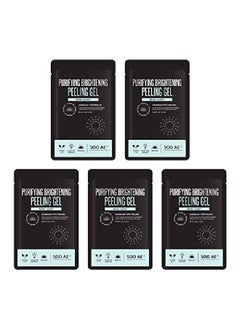 Soo'Ae Purifying Brightening Peeling Gel Sachet Type 5 Count Extra Gentle Gommage Type Exfoliator