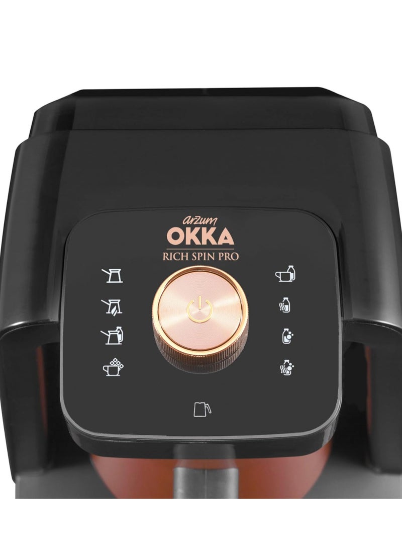 ارزوم اوكا ماكينة صنع القهوة اوكا ريتش سبين برو - سعة 5 اكواب - 700 وات - 8 انظمة مختلفة - Image 4