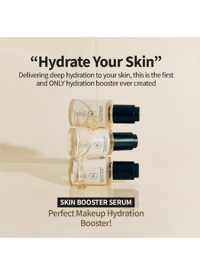 HEVEBLUE HEVEBLUE Black Yuja Bean Skin Booster Serum - Moisturizing, Sensitive Skin, Korean Skincare, Hypoallergenic, Deep Hydration, Vegan, Oil-free, Makeup Adherence, Water-soluble Collagen  - Image 3