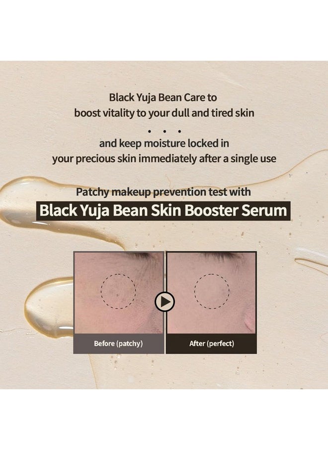HEVEBLUE HEVEBLUE Black Yuja Bean Skin Booster Serum - Moisturizing, Sensitive Skin, Korean Skincare, Hypoallergenic, Deep Hydration, Vegan, Oil-free, Makeup Adherence, Water-soluble Collagen  - Image 4