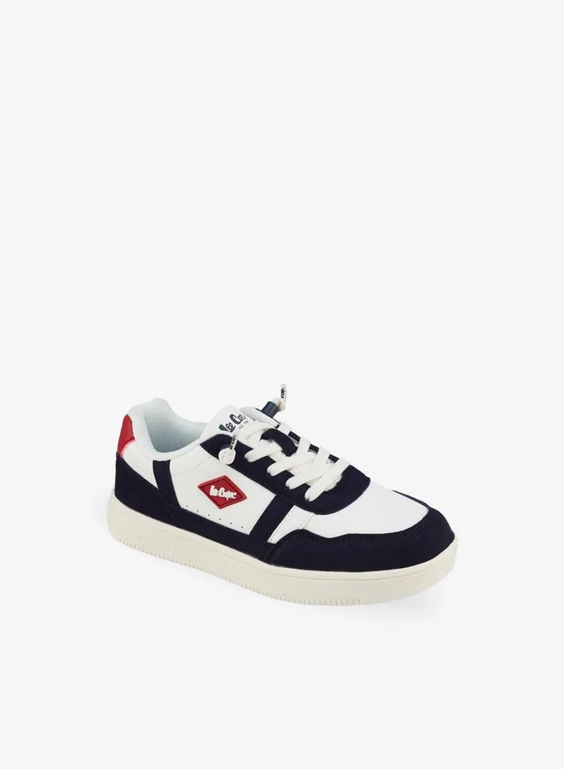 لي كوبر Boys Panelled Lace-Up Sneakers