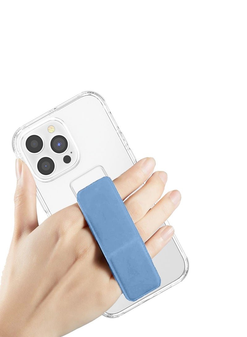 Wtech Apple iPhone 16 Pro 2024 TPU Hand Grip Air Pillow Case Cover - Clear/Sky Blue - Image 3