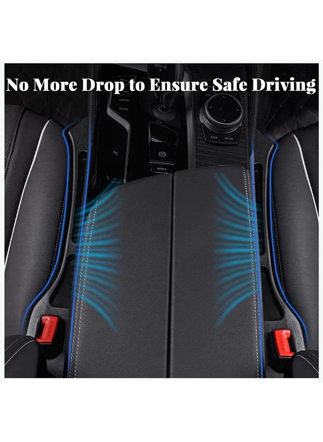 meayul 2PCS Car Seat Gap Filler Organizer, Multifunctional Seat Side Gap Filler for Phones, Keys, Wallets, Car Gap, Side Seat and Console Gap Filler,  Filler Universal Fits Car SUV RV Truck  - Image 3