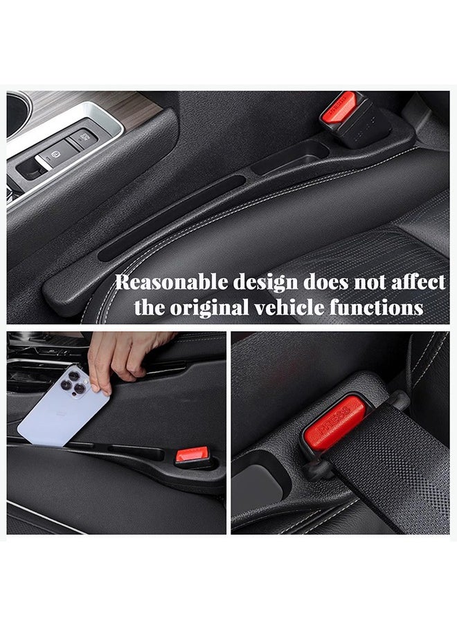 meayul 2PCS Car Seat Gap Filler Organizer, Multifunctional Seat Side Gap Filler for Phones, Keys, Wallets, Car Gap, Side Seat and Console Gap Filler,  Filler Universal Fits Car SUV RV Truck  - Image 5