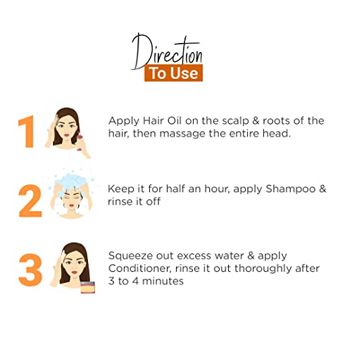 Vedic Line Vedicline Nourishing Hair Care Combo, Enhance Hair Texture & Roots with Rosemary Leaf Oil and Hibiscus Extracts for Healthy Looking Hair, 600ml - Image 4