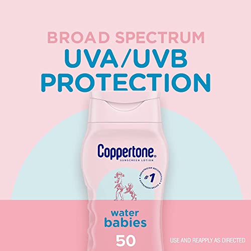 Coppertone Water Babies Sunscreen Lotion, SPF 50, 8 fl oz, 2-Pack - Image 5
