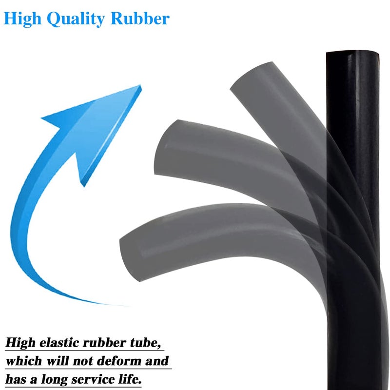ROMASO Sun Visor Repair Kit for Jeep Wrangler JK JKU 2007-2017,Sunvisor Repair Tube for Jeep JK, Rubber(4PCS) - Image 4