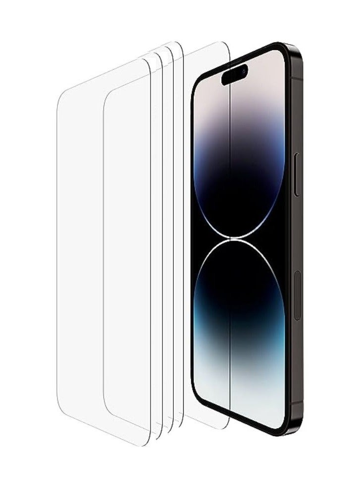 AS2 iPhone 14 Pro tempered glass Clear Screen protector - 6.1 inch  - (5 Pack Set) - Image 1