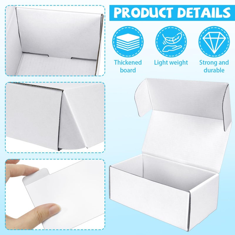 VOKOY Trading Card Storage Box with Dividers, 6 Pack â€¢ 400 Count Bulk Card Collection Case, Corrugated Cardboard Storage Box for Sports, TCG/Magic/Mtg Cards (Horizontal Length 7.5 Inch) - Image 3
