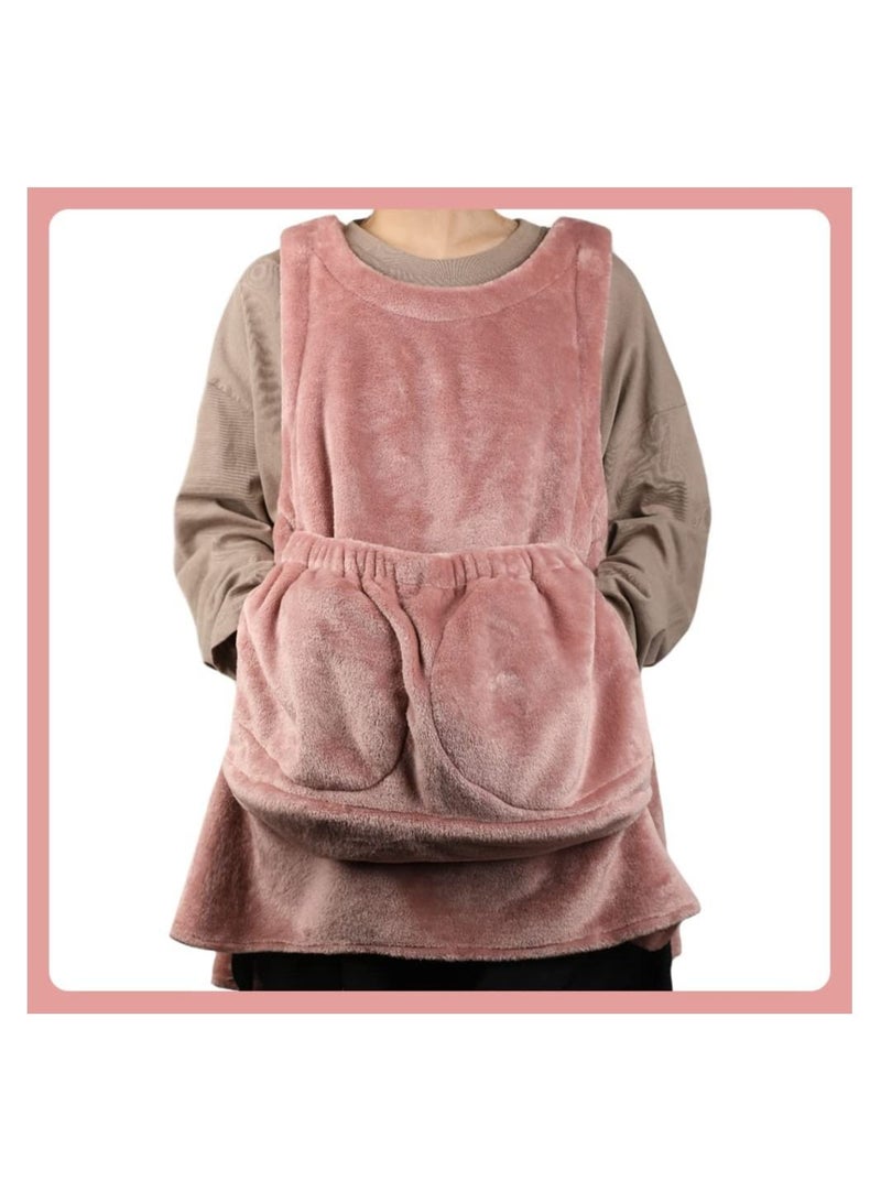 DUNISO Adjustable Cat Holding Apron Vest Type Pet Carrier Kitten Sleeping Bag Wearable Strip Pocket Hands-Free Bag for Holding Pet Puppies Cats - Image 3