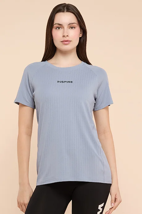 R&b Typography Print T-Shirt with Crew Neck and Short Sleeves