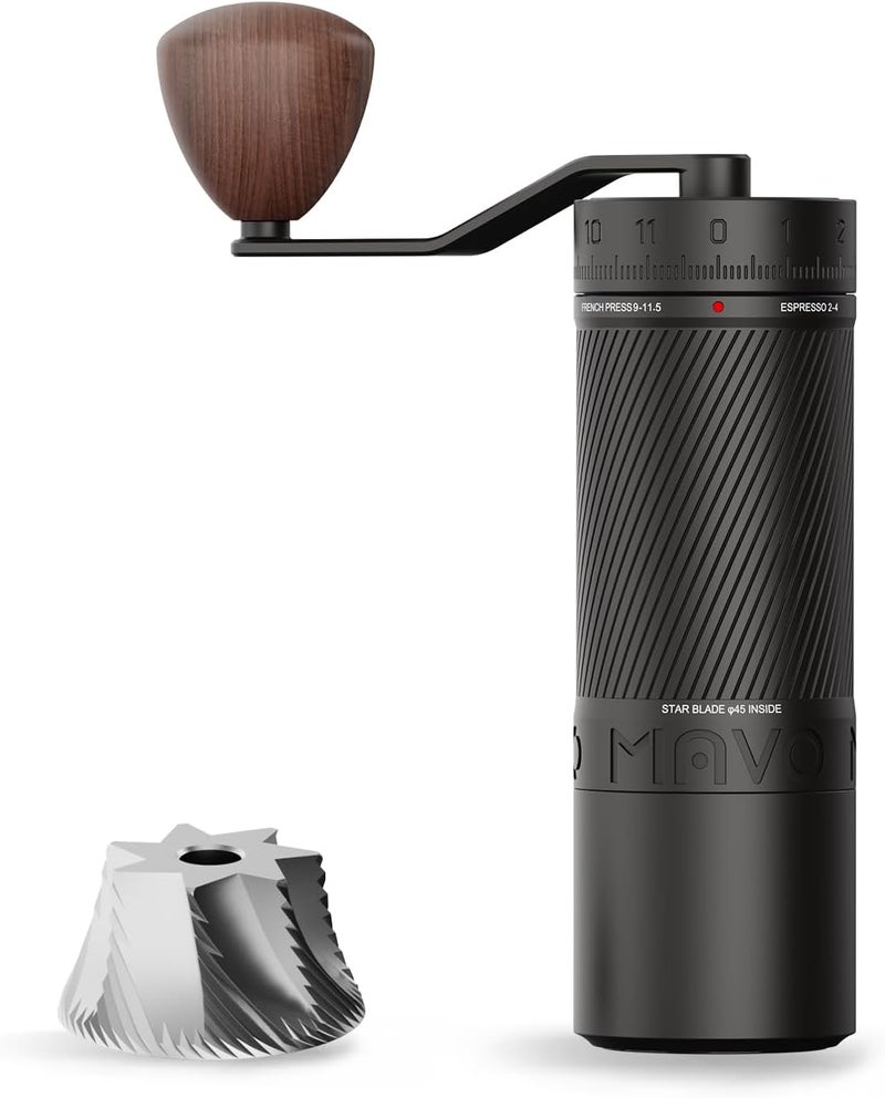 MAVO Phantox Pro Manual Coffee Grinder, Burr Coffee Grinder, Self-developed Starblande 45mm Super Grinding Core, Unique Upper Adjustment - Perfect from Espresso to Pour Over - Home, Campe and Gift - Image 1