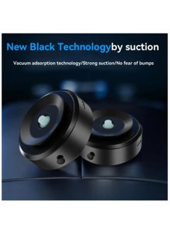 ELIKLIV 【Strong Magnetic Black Technology Mobile Phone Holder】Car and household dual-use, black, 360° rotation, universal suction cup vacuum adsorption is super stable, universal and multi-scene  - Image 4