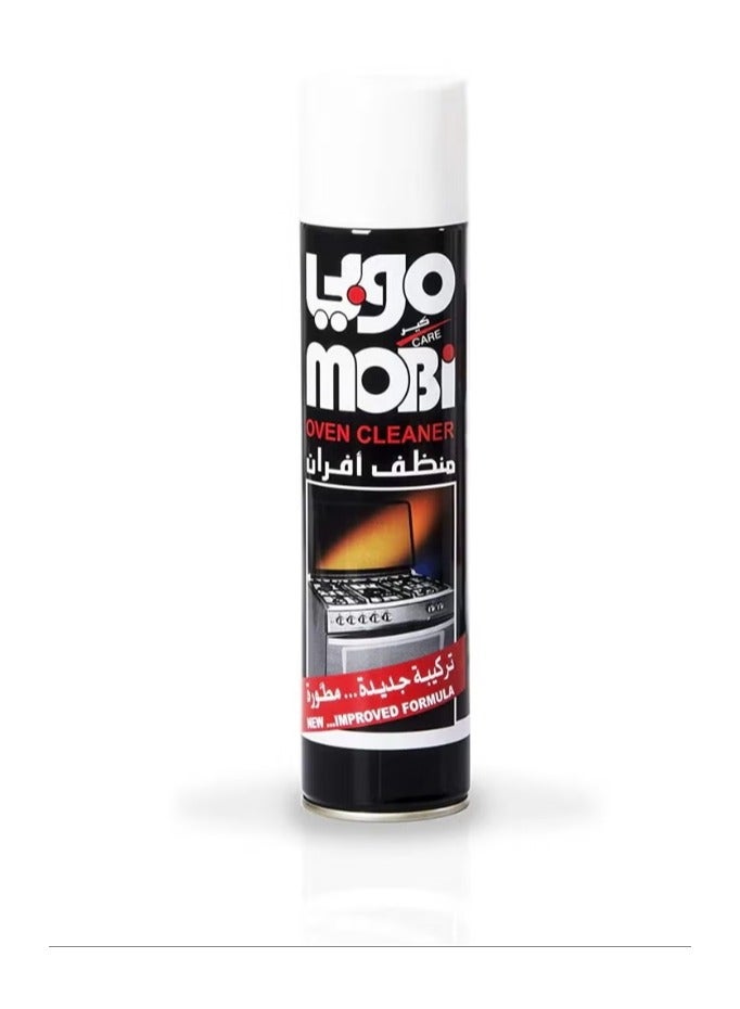 موبي بخاخ منظف الأفران من موبي، 300 مل - مزيل شحوم قوي للأفران والشوايات وأسطح الطهي - تركيبة سريعة المفعول