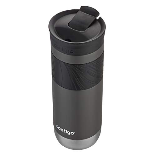 Contigo Byron Vacuum-Insulated Stainless Steel Travel Mug with Leak-Proof Lid, Reusable Coffee Cup or Water Bottle, BPA-Free, 20oz 2-Pack in Sake & Blue Corn Perfect for Hot and Cold Beverages - Image 4