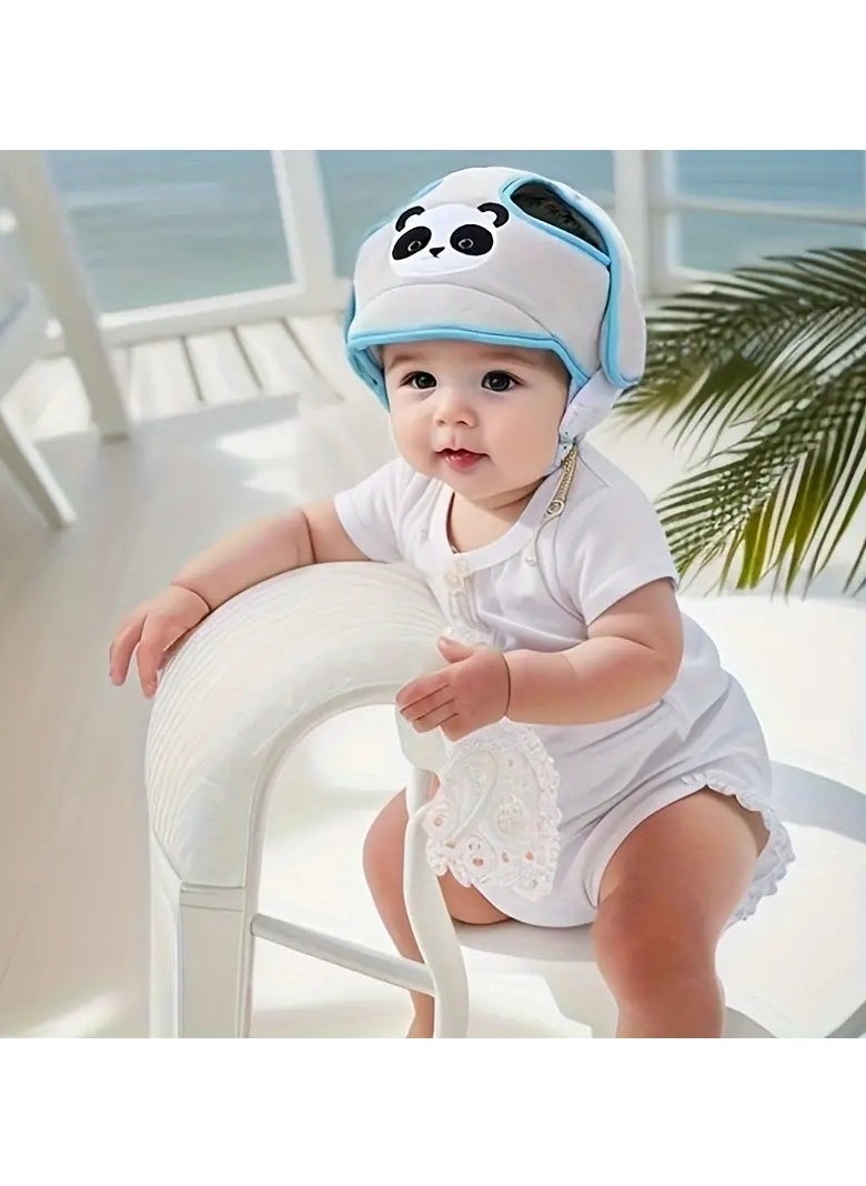 Gonice New Baby Toddler Head Protection Hat Anti-fall Hat Baby Toddler Kids Head Breathable Anti-collision Hat Cartoon Toddler Head Protection Hat  - Image 5