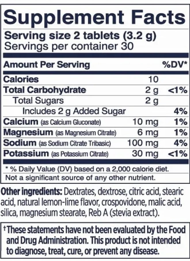 SaltStick - Electrolyte FastChews - 60 Lemon Lime Chewable Electrolyte Tablets - Salt Tablets for Runners, Sports Nutrition, Electrolyte Chews - 60 Count Bottle - Image 1