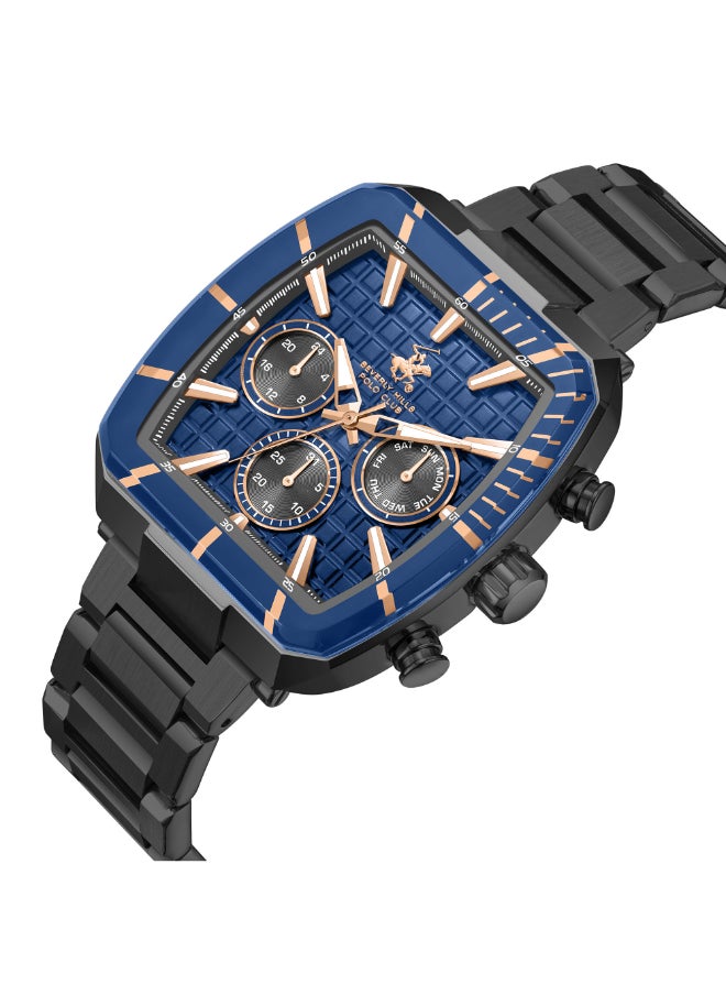 BEVERLY HILLS POLO CLUB - BEVERLY HILLS POLO CLUB Men's Multi Function Blue Dial Watch - BP3658X.090 - Image 1