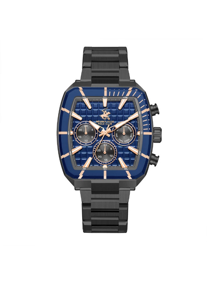 BEVERLY HILLS POLO CLUB - BEVERLY HILLS POLO CLUB Men's Multi Function Blue Dial Watch - BP3658X.090 - Image 1