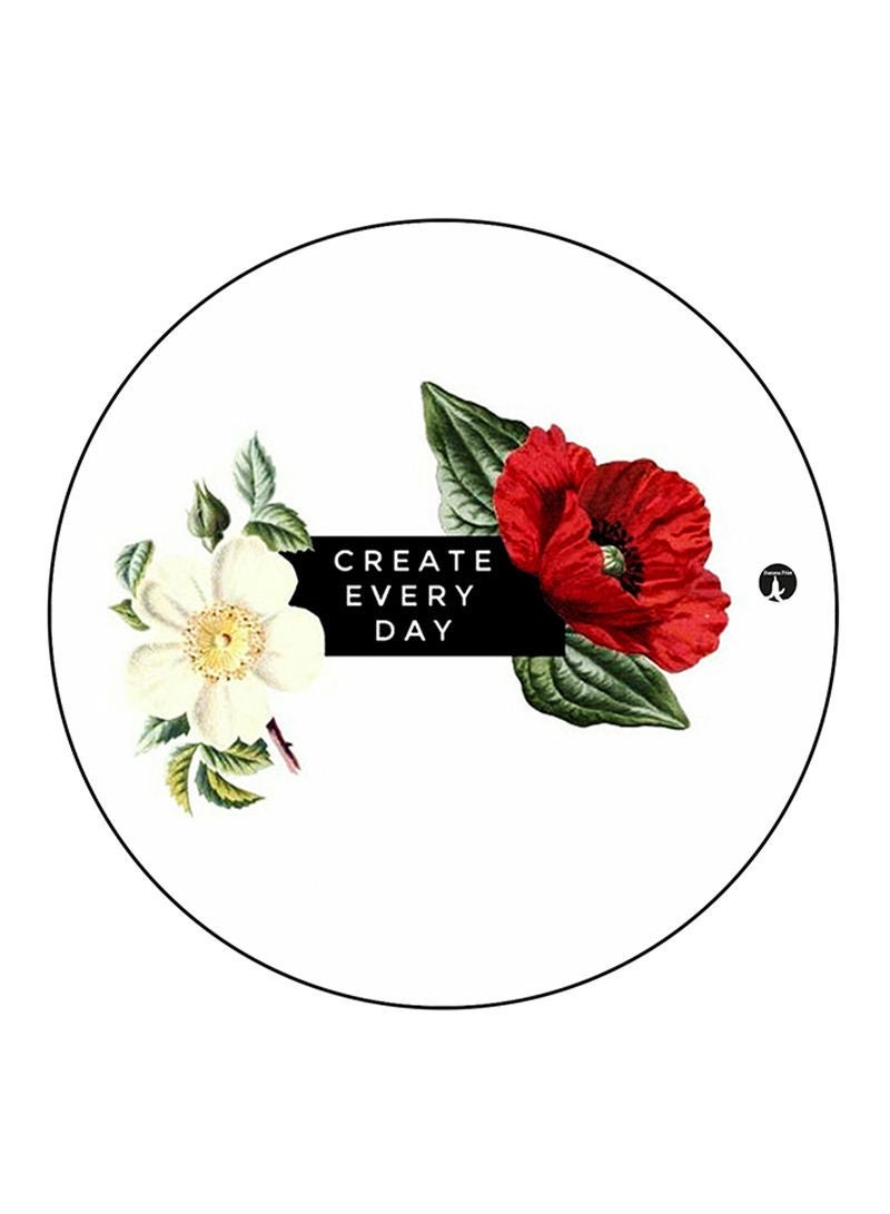 RKN English Phrases Printed Mouse Pad  Multicolour