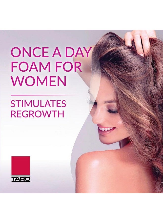 Taro Minoxidil Topical Aerosol Foam 5% Hair Regrowth Treatment For Women 2.11 Oz Reactivates Hair Follicles To Stimulate Hair Regrowth 4 Months Supply - Image 2