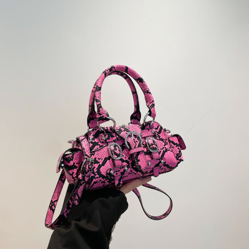 Western Style Personalized Small Bag Product New Snake Pattern Handbag Women'S Large Capacity Crossbody Bag - Image 2