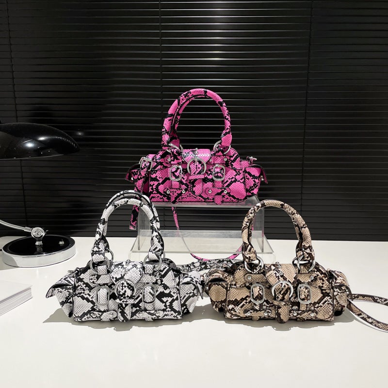 Western Style Personalized Small Bag Product New Snake Pattern Handbag Women'S Large Capacity Crossbody Bag - Image 5