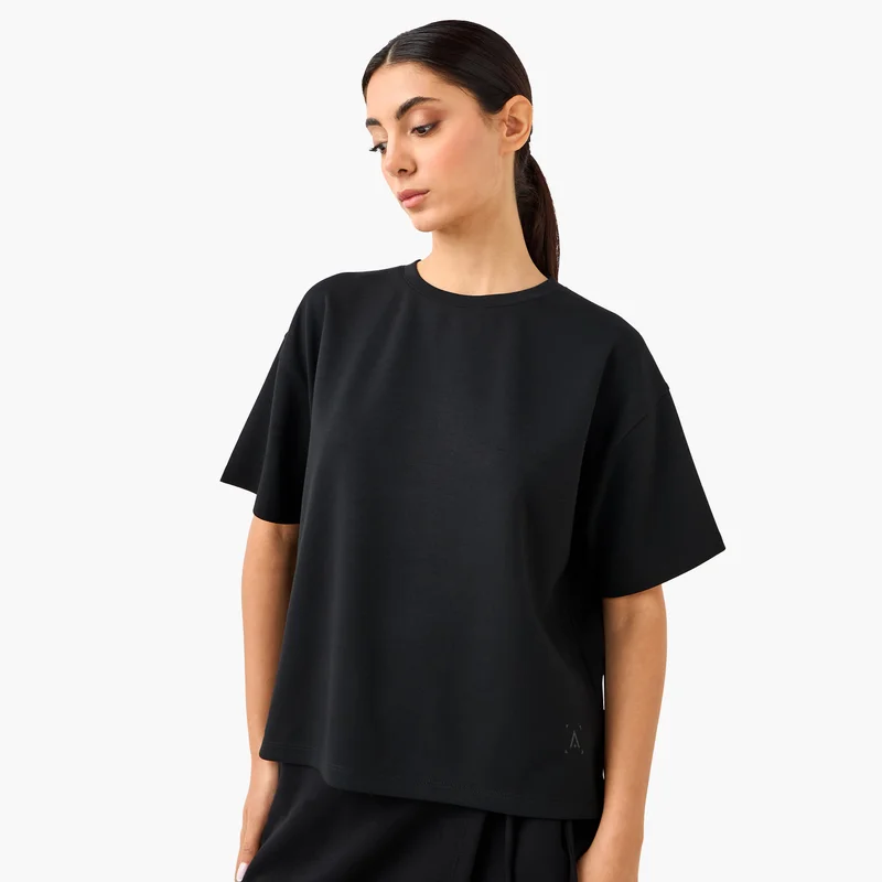 ADOT by Splash Oversized T-shirt with Side Slit