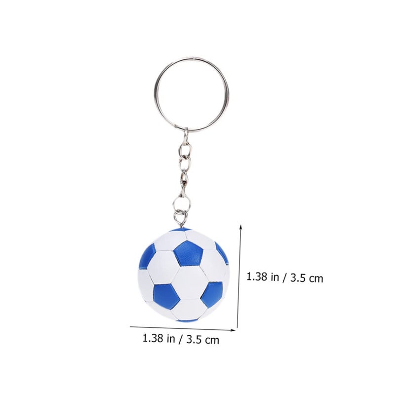 Football Keychain Set Of 4 For Sports Fans Backpack Accessories Keyring Decorations - Image 4