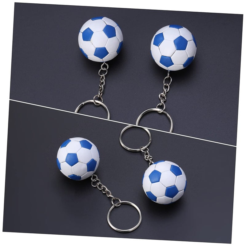 Football Keychain Set Of 4 For Sports Fans Backpack Accessories Keyring Decorations - Image 5