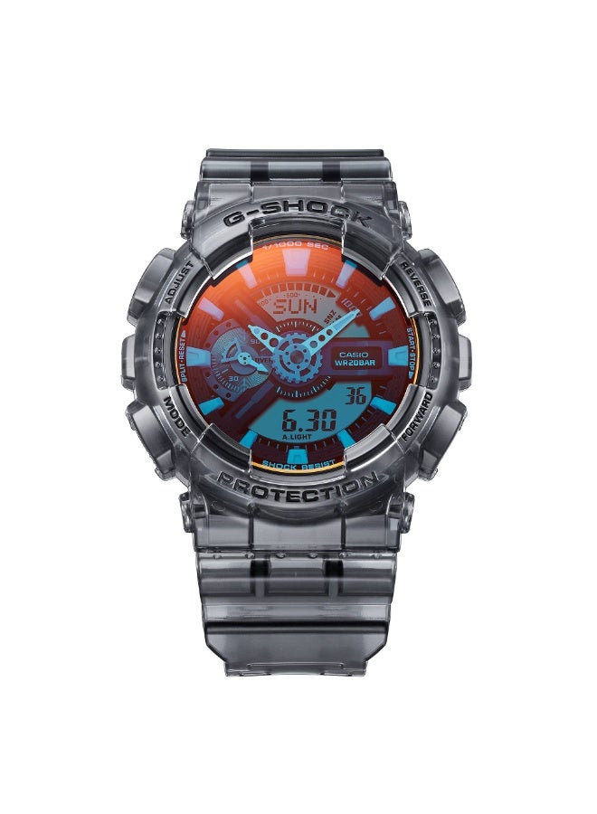 Casio G-Shock GA-110TLS-8A Analog-Digital Men’s Watch, Translucent Grey Resin Band, Shock & Magnetic Resistant, 200M Water Resistant - Image 2
