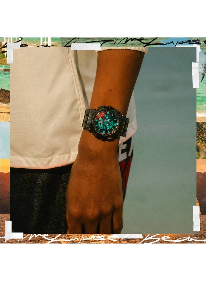 Casio G-Shock GA-110TLS-8A Analog-Digital Men’s Watch, Translucent Grey Resin Band, Shock & Magnetic Resistant, 200M Water Resistant - Image 5