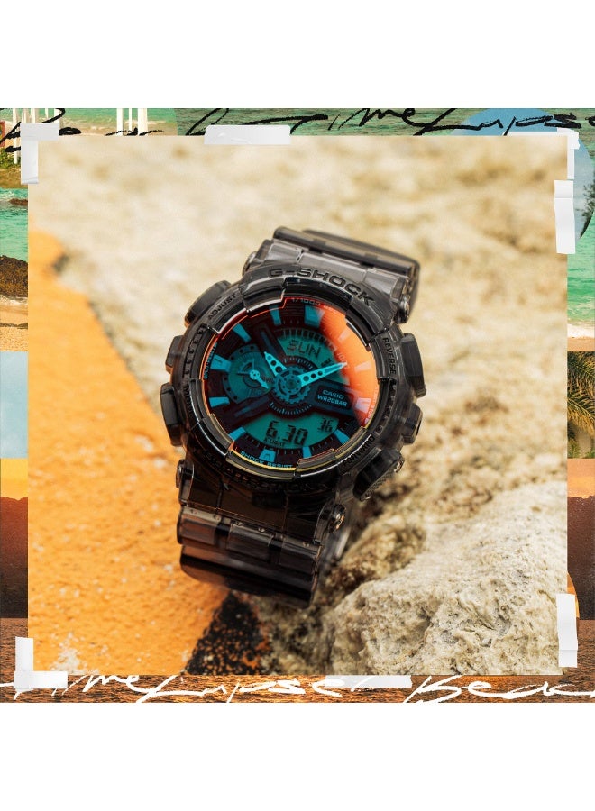 Casio G-Shock GA-110TLS-8A Analog-Digital Men’s Watch, Translucent Grey Resin Band, Shock & Magnetic Resistant, 200M Water Resistant - Image 4