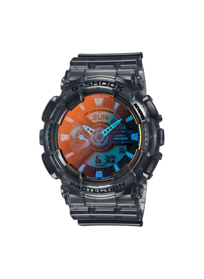 Casio G-Shock GA-110TLS-8A Analog-Digital Men’s Watch, Translucent Grey Resin Band, Shock & Magnetic Resistant, 200M Water Resistant - Image 1