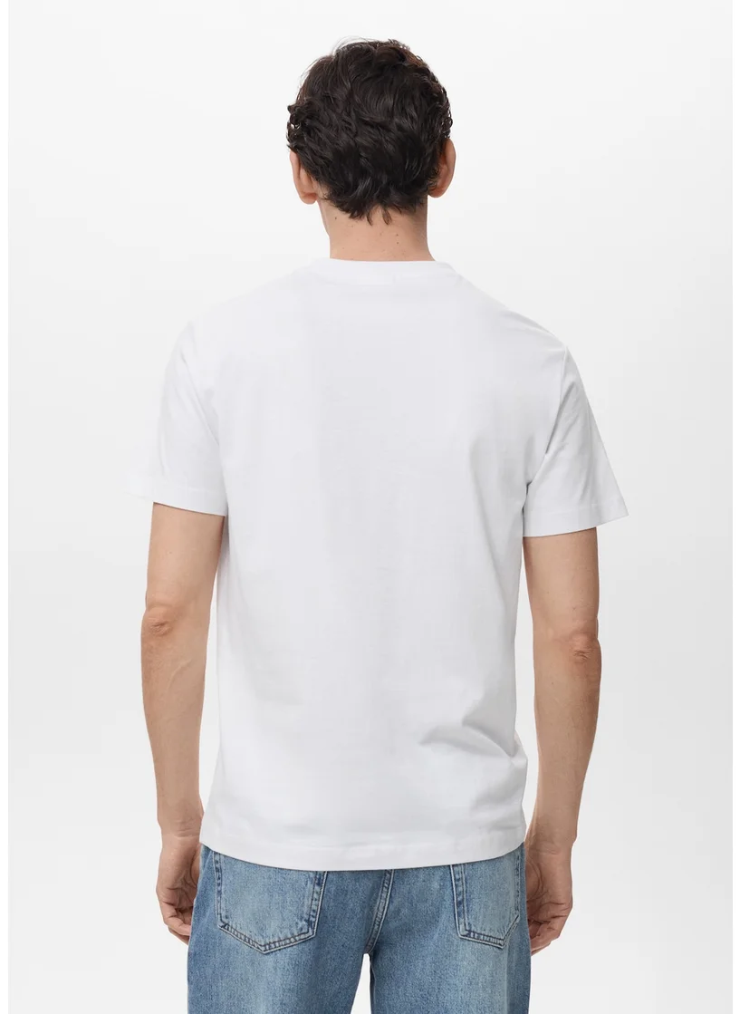 Mango Man Chelsa V-Neck T-Shirt