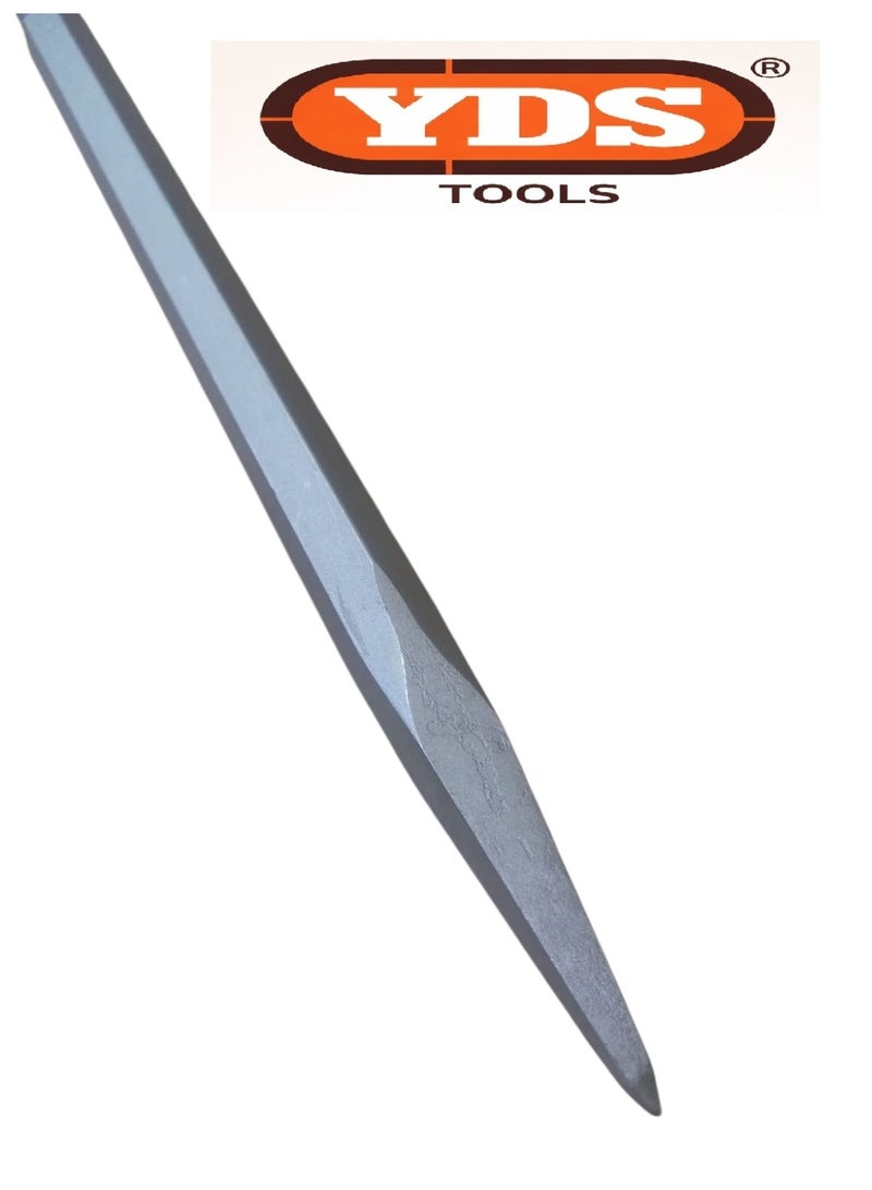 YDS Tools Chisel 17×400mm for Electric Hammer – Heavy Duty Steel for Concrete & Brick – Model YDS-0132-3 - Image 3