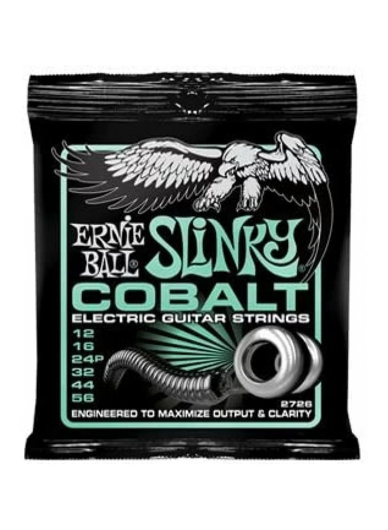 Ernieball P02726 not even slinky cobalt electrictric guitar strings - 12-56 gauge