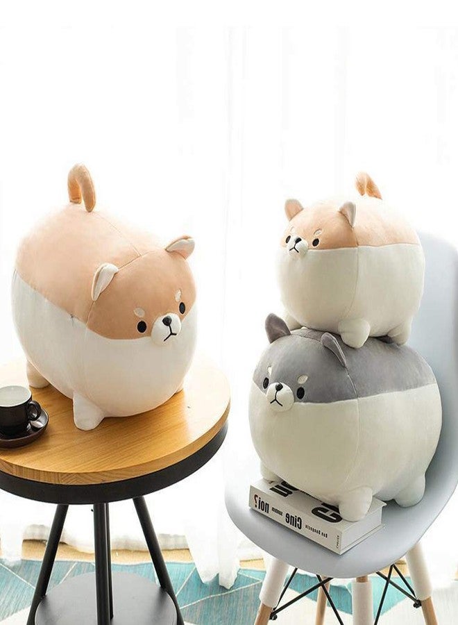 Sofipal Shiba Inu Dog Plush Pillow - Corgi Shiba Inu Stuffed Animal Toy - Soft Plushie Hugging Pillow Toy Gifts for Valentine, Christmas (Brown, 19.6 inch) - Image 3
