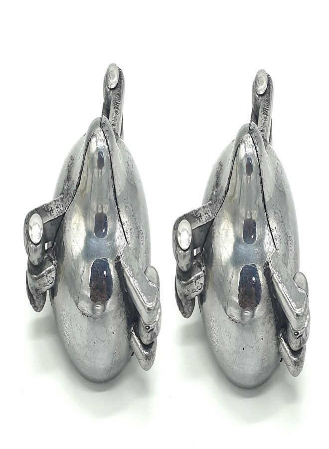 Maskey Excellent Must Have Festival Special Aluminium Pack of 2 Modak Sacha/Sancha for Home, Mandir Puja and Office Celeberations and Festivals - Image 1